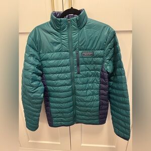 Vineyard Vines Green and Blue Lightweight Puffer Jacket - NWT - Men’s XS